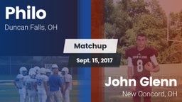 Matchup: Philo  vs. John Glenn  2017