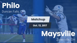 Matchup: Philo  vs. Maysville  2017