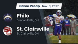 Recap: Philo  vs. St. Clairsville  2017