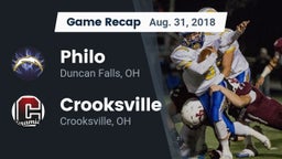Recap: Philo  vs. Crooksville  2018