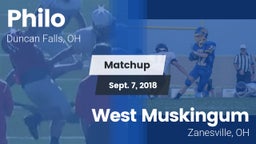 Matchup: Philo  vs. West Muskingum  2018