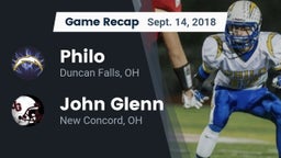 Recap: Philo  vs. John Glenn  2018