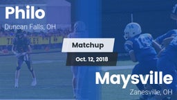 Matchup: Philo  vs. Maysville  2018