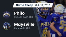 Recap: Philo  vs. Maysville  2018