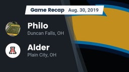 Recap: Philo  vs. Alder  2019