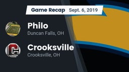 Recap: Philo  vs. Crooksville  2019