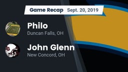 Recap: Philo  vs. John Glenn  2019