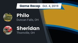Recap: Philo  vs. Sheridan  2019