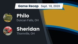 Recap: Philo  vs. Sheridan  2020