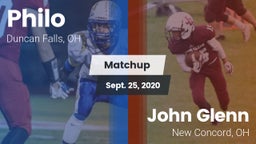 Matchup: Philo  vs. John Glenn  2020