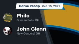 Recap: Philo  vs. John Glenn  2021