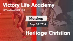 Matchup: Victory Life Academy vs. Heritage Christian 2016