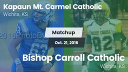 Matchup: Kapaun Mt. Carmel vs. Bishop Carroll Catholic  2016