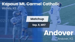 Matchup: Kapaun Mt. Carmel vs. Andover  2016