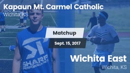Matchup: Kapaun Mt. Carmel vs. Wichita East  2016