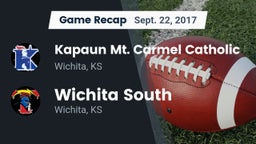 Recap: Kapaun Mt. Carmel Catholic  vs. Wichita South  2017