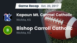 Recap: Kapaun Mt. Carmel Catholic  vs. Bishop Carroll Catholic  2017