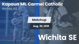 Matchup: Kapaun Mt. Carmel vs. Wichita SE 2018