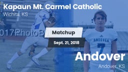 Matchup: Kapaun Mt. Carmel vs. Andover  2018