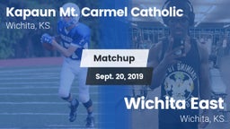 Matchup: Kapaun Mt. Carmel vs. Wichita East  2019