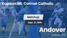 Matchup: Kapaun Mt. Carmel vs. Andover  2019