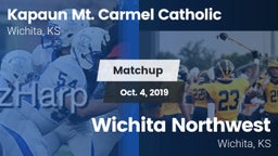 Matchup: Kapaun Mt. Carmel vs. Wichita Northwest  2019