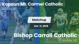 Matchup: Kapaun Mt. Carmel vs. Bishop Carroll Catholic  2019
