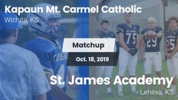 Matchup: Kapaun Mt. Carmel vs. St. James Academy  2019