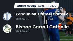 Recap: Kapaun Mt. Carmel Catholic  vs. Bishop Carroll Catholic  2020