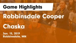 Robbinsdale Cooper  vs Chaska  Game Highlights - Jan. 15, 2019