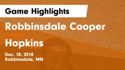 Robbinsdale Cooper  vs Hopkins  Game Highlights - Dec. 18, 2018