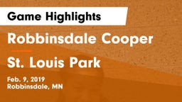Robbinsdale Cooper  vs St. Louis Park  Game Highlights - Feb. 9, 2019
