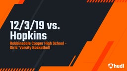 Highlight of 12/3/19 vs. Hopkins