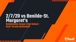 Robbinsdale Cooper girls basketball highlights 2/7/20 vs Benilde-St. Margaret's