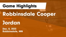 Robbinsdale Cooper  vs Jordan  Game Highlights - Dec. 8, 2023