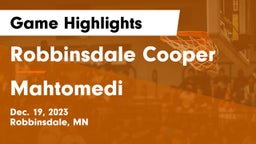 Robbinsdale Cooper  vs Mahtomedi  Game Highlights - Dec. 19, 2023