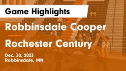 Robbinsdale Cooper  vs Rochester Century  Game Highlights - Dec. 30, 2023
