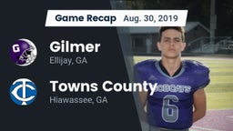 Recap: Gilmer  vs. Towns County  2019