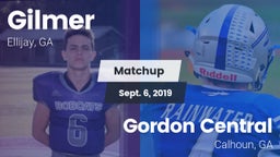 Matchup: Gilmer  vs. Gordon Central   2019