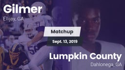 Matchup: Gilmer  vs. Lumpkin County  2019