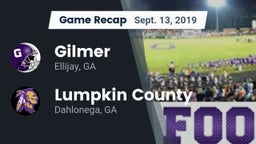 Recap: Gilmer  vs. Lumpkin County  2019