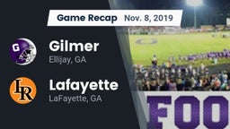 Recap: Gilmer  vs. Lafayette  2019