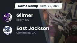 Recap: Gilmer  vs. East Jackson  2020