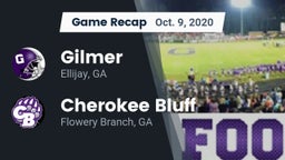 Recap: Gilmer  vs. Cherokee Bluff   2020