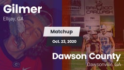 Matchup: Gilmer  vs. Dawson County  2020