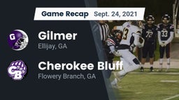 Recap: Gilmer  vs. Cherokee Bluff   2021