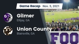 Recap: Gilmer  vs. Union County  2021
