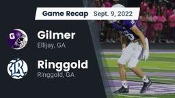 Recap: Gilmer  vs. Ringgold  2022
