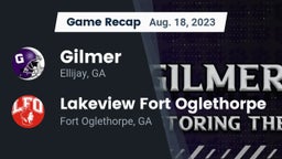 Recap: Gilmer  vs. Lakeview Fort Oglethorpe  2023
