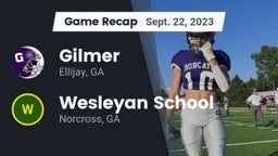 Recap: Gilmer  vs. Wesleyan School 2023